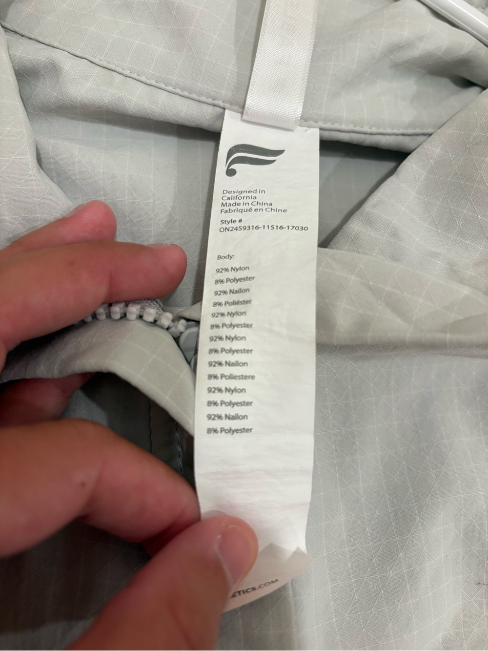Fabletics Light Grey Romper Size Small - Picture 5 of 6